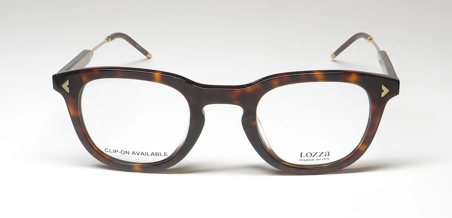 Lozza Vl4312 0714 Eyeglasses Dark Havana 48mm 3