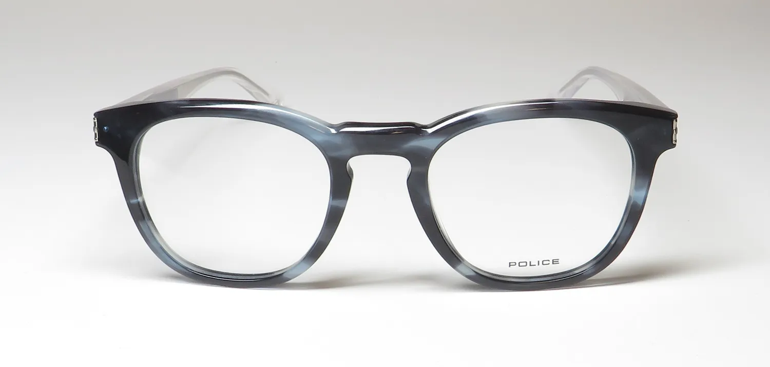 Police Vplf04 Origins Hero 4 09y1 Eyeglasses Azure Havana Grey 49mm 3