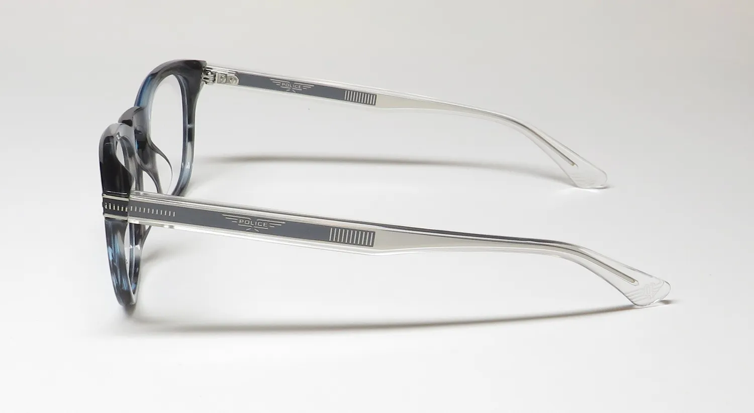 Police Vplf04 Origins Hero 4 09y1 Eyeglasses Azure Havana Grey 49mm 4