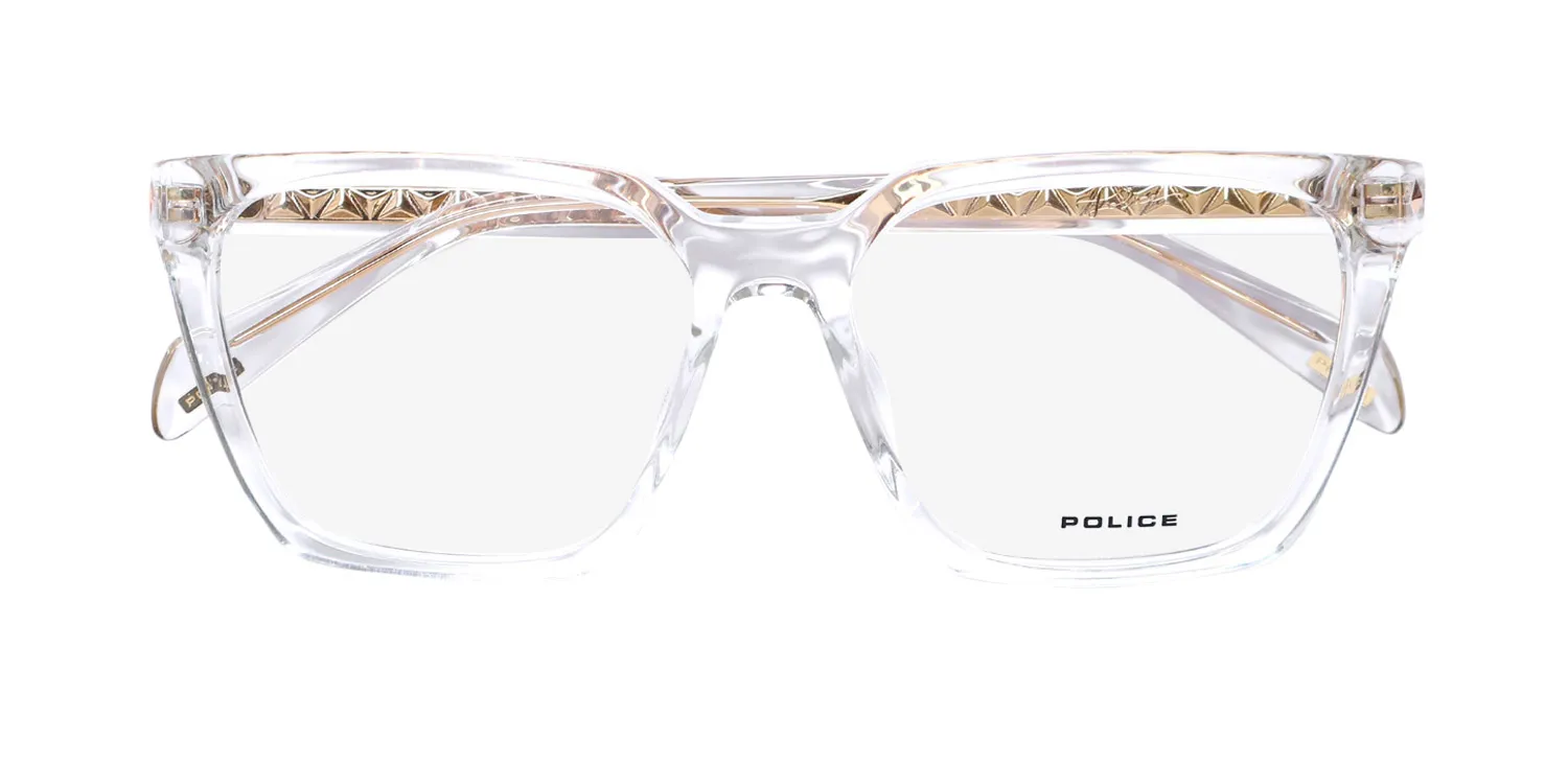 Police Vplg29 Dawn 8 0880 Eyeglasses Crystal 53mm 2