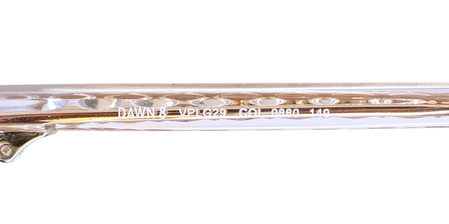 Police Vplg29 Dawn 8 0880 Eyeglasses Crystal 53mm 8