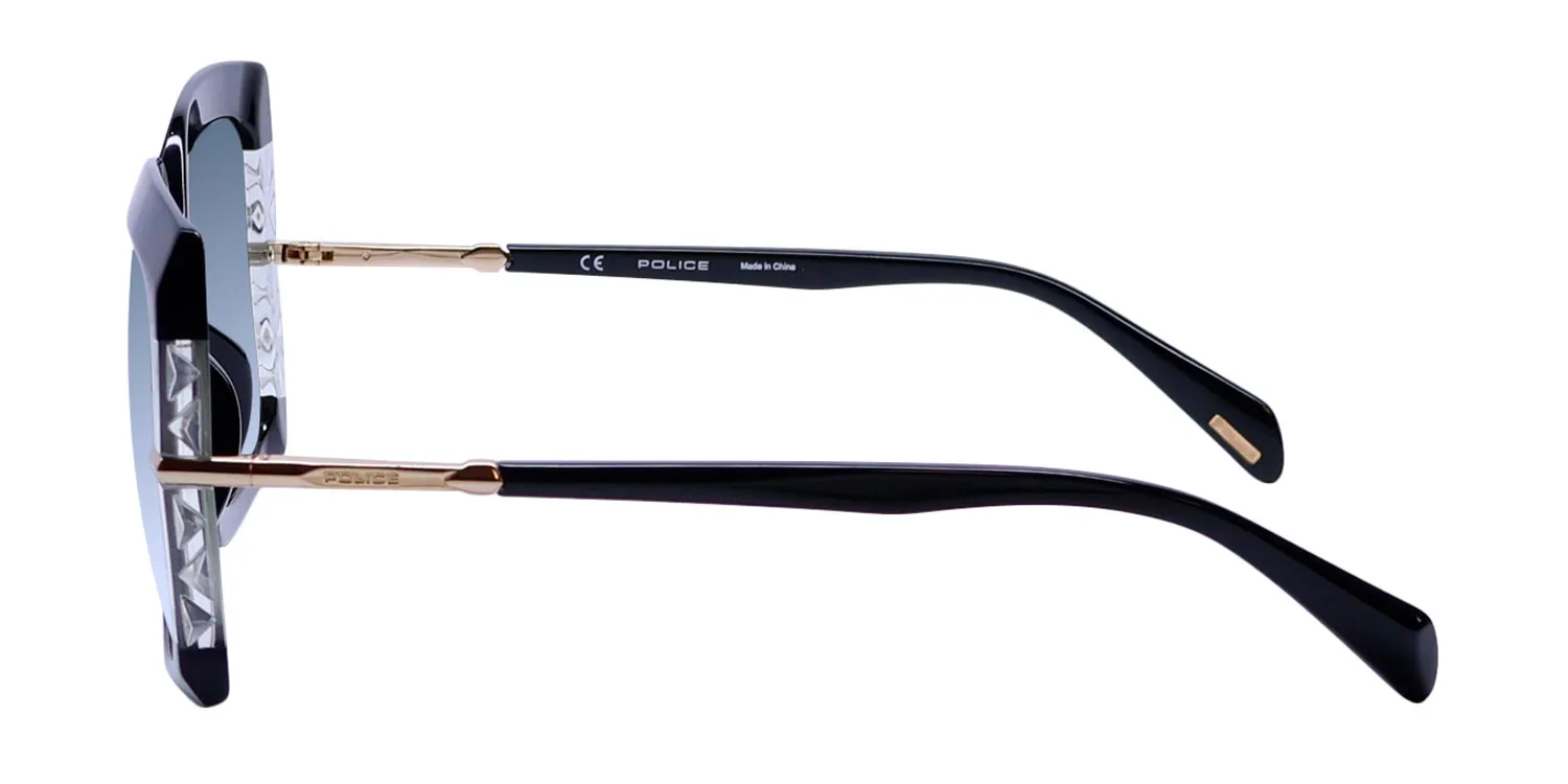 Police Splg23 Mermaid 3 0700 Sunglasses Black 57mm 4