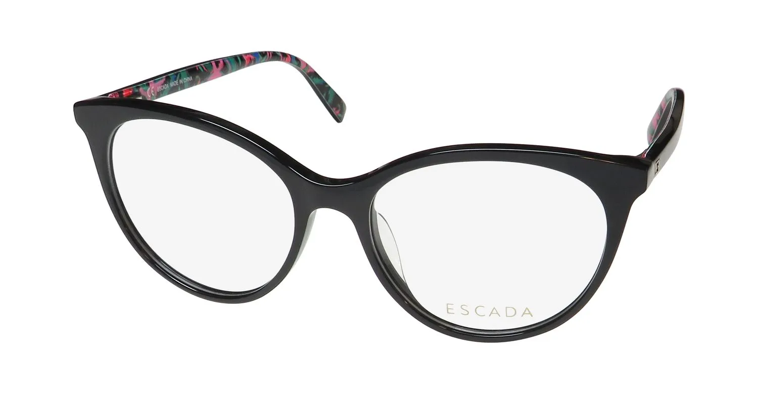 Escada Vesd40k 0700 Eyeglasses Black 52mm