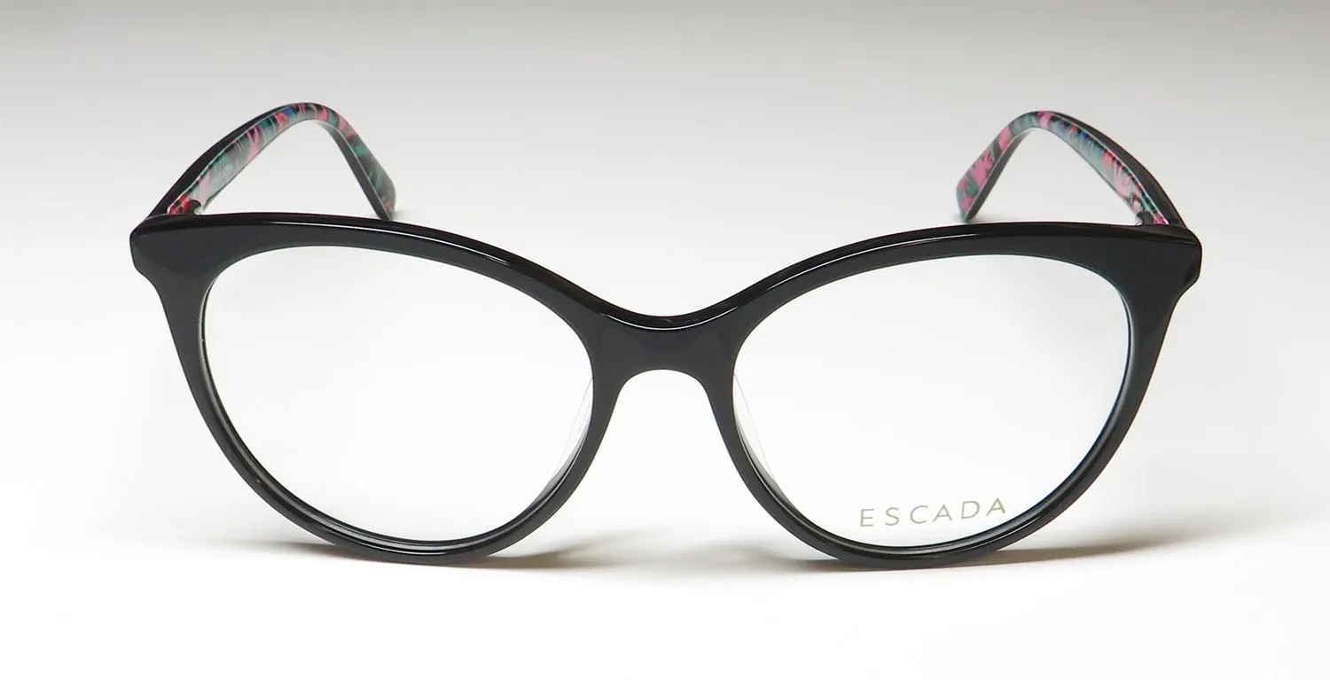 Escada Vesd40k 0700 Eyeglasses Black 52mm 3