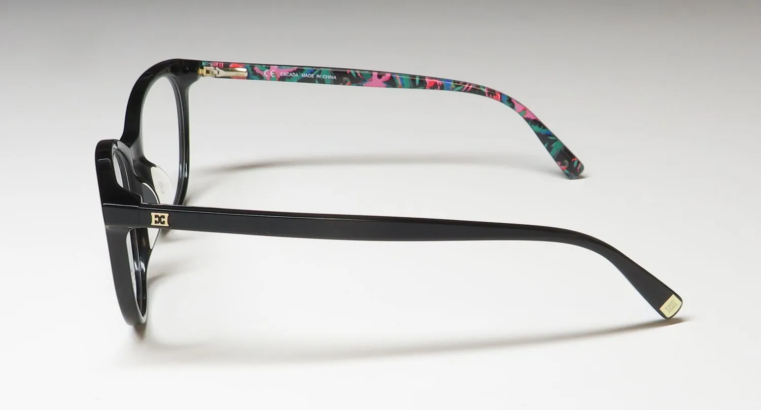 Escada Vesd40k 0700 Eyeglasses Black 52mm 4