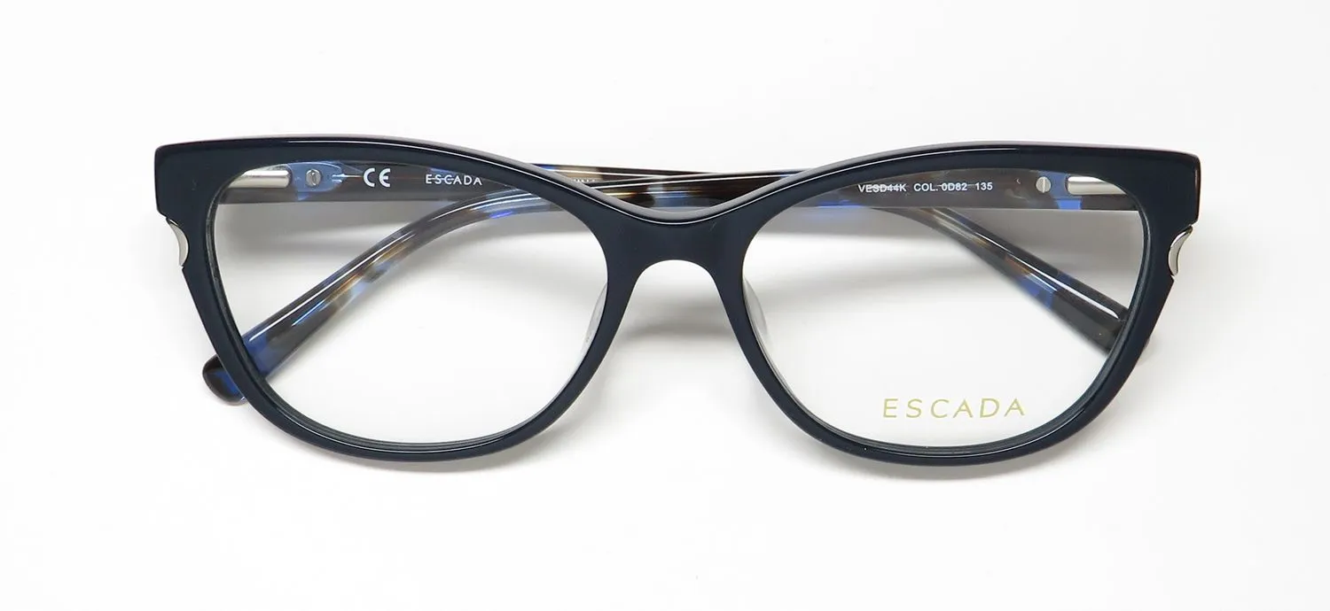 Escada Vesd44k 0d82 Eyeglasses Navy Blue 54mm 2