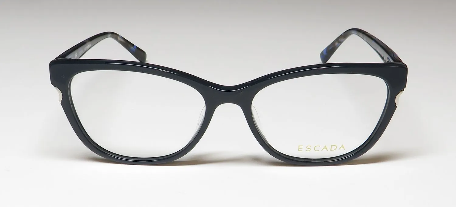 Escada Vesd44k 0d82 Eyeglasses Navy Blue 54mm 3