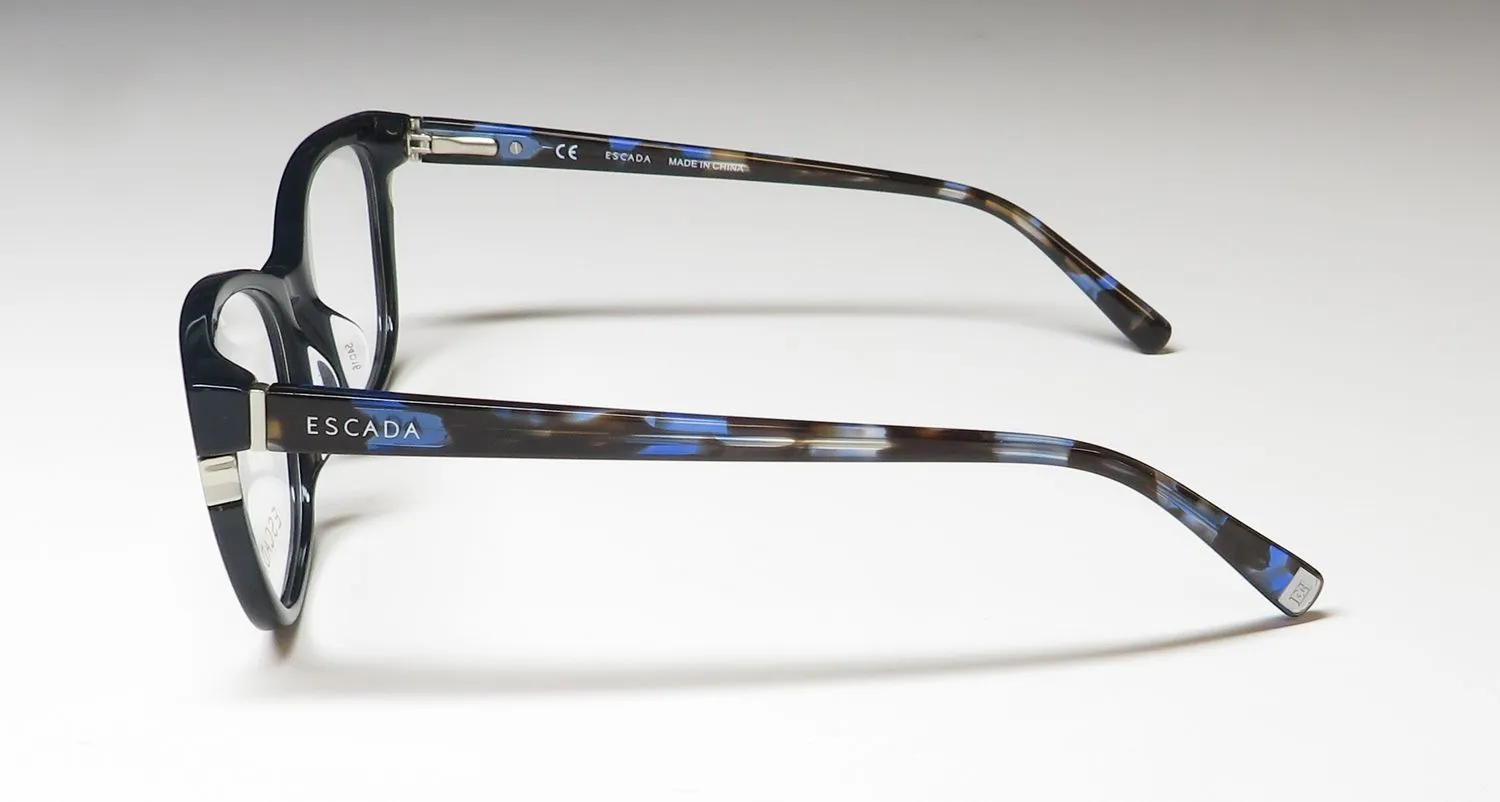 Escada Vesd44k 0d82 Eyeglasses Navy Blue 54mm 4
