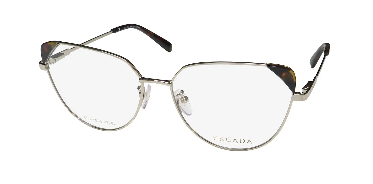 Escada Vesd45k 08m6 Eyeglasses Silver 57mm