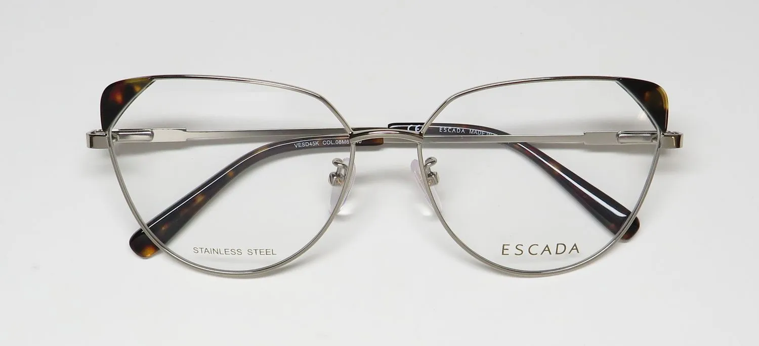 Escada Vesd45k 08m6 Eyeglasses Silver 57mm 2