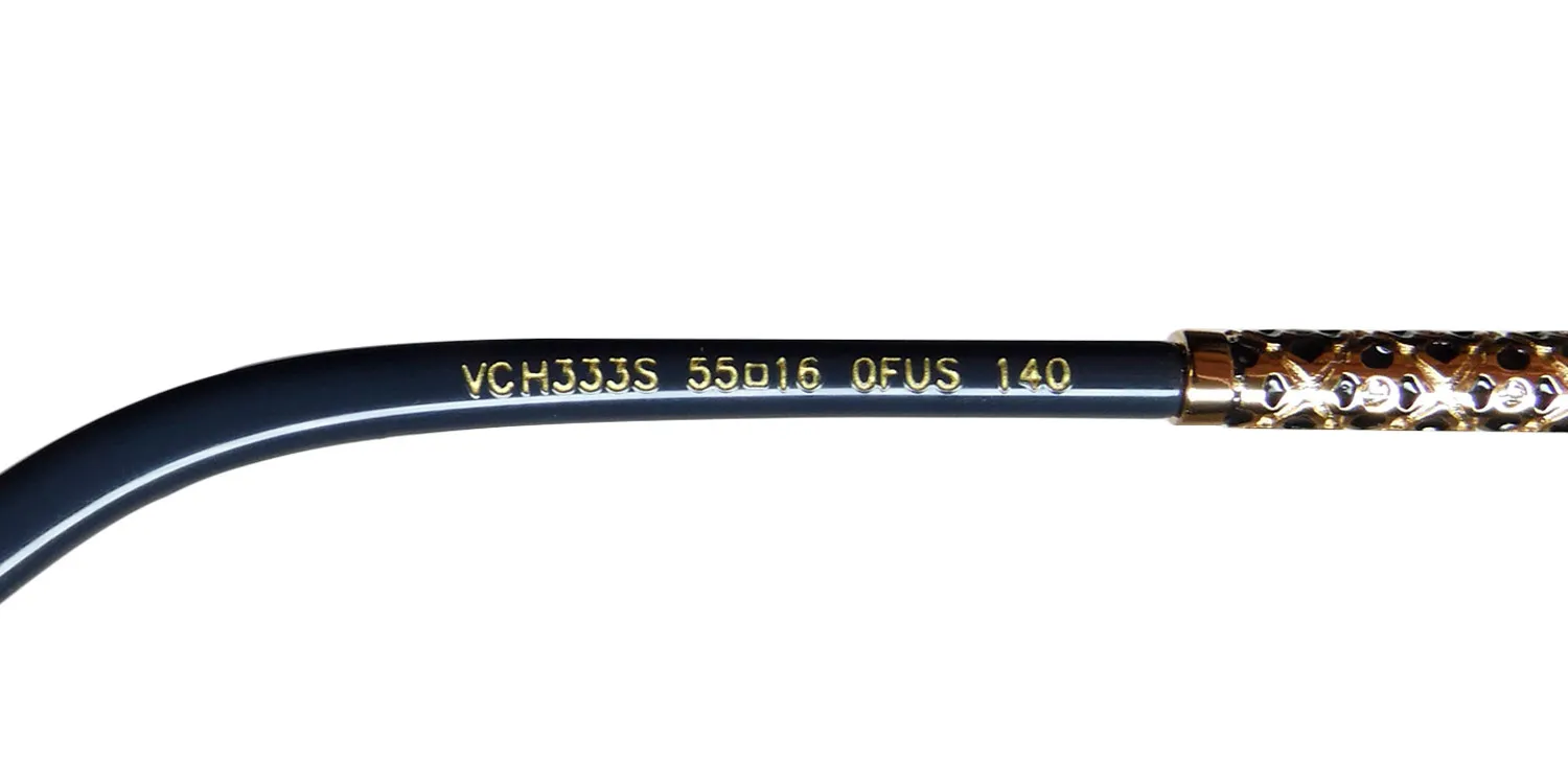 Chopard VCH333S 0fus Eyeglasses Black Havana 55mm 8