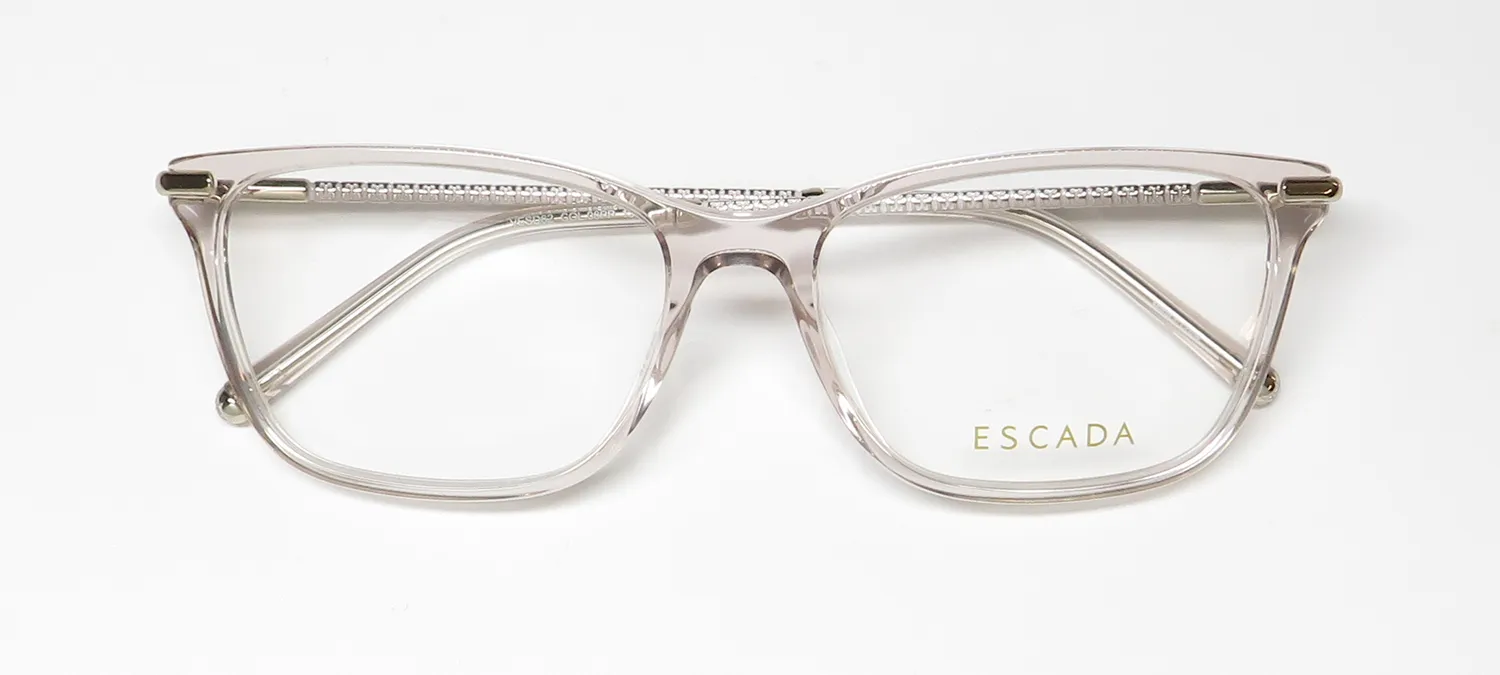 Escada Vesd62 06pp Eyeglasses Transparent Antique Pink 54mm 2
