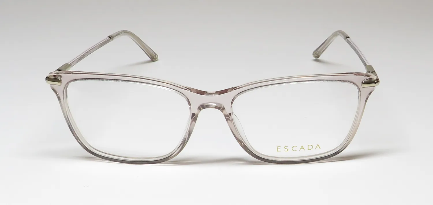 Escada Vesd62 06pp Eyeglasses Transparent Antique Pink 54mm 3