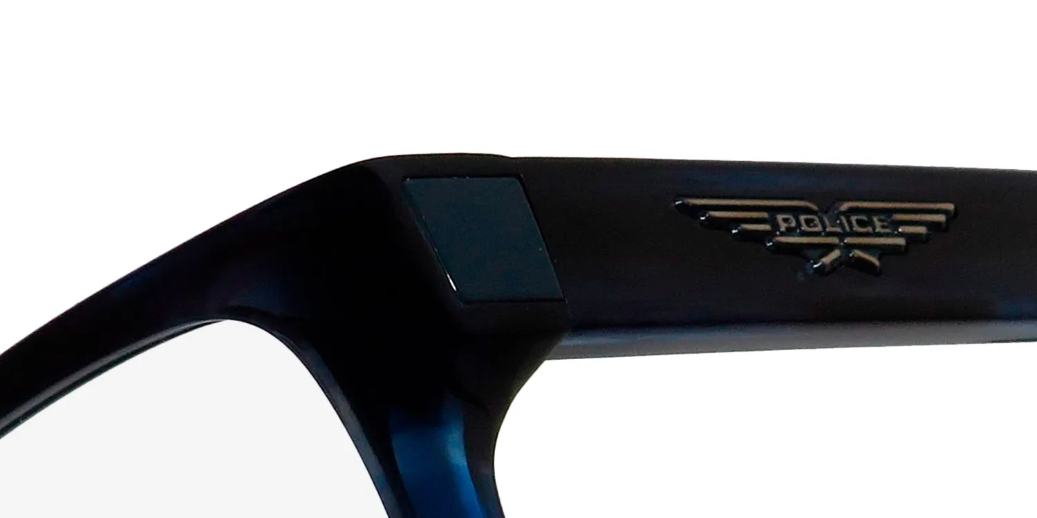 Police Vple36n Origins Bullet 2 06wr Eyeglasses Blue 52mm 6