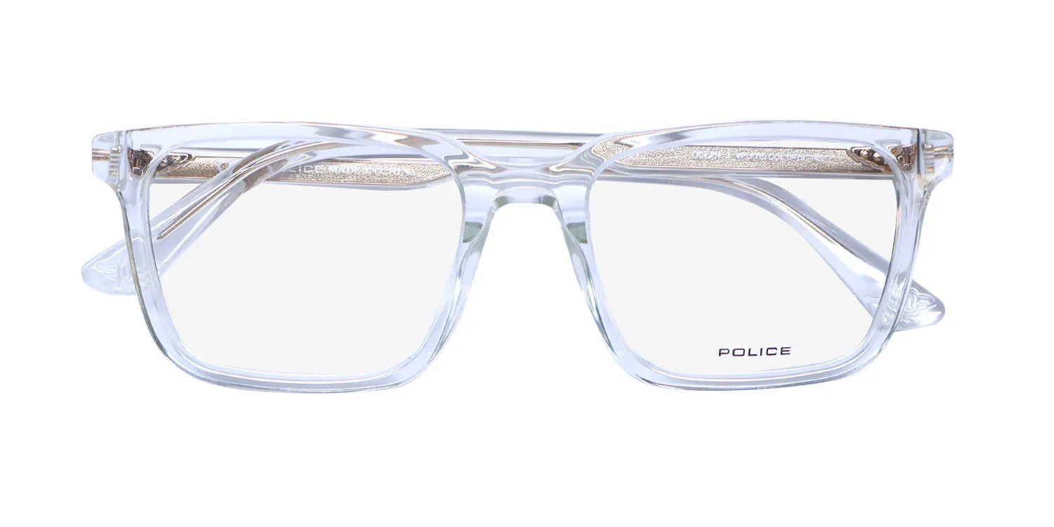 Police Vplf76 Ocean 3 0p79 Eyeglasses Crystal 53mm 2