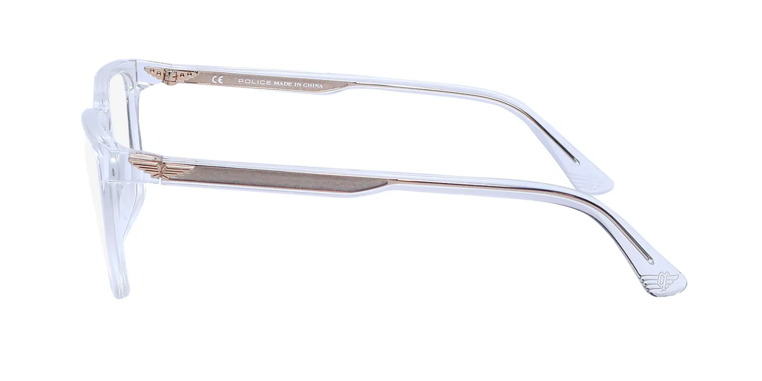 Police Vplf76 Ocean 3 0p79 Eyeglasses Crystal 53mm 4
