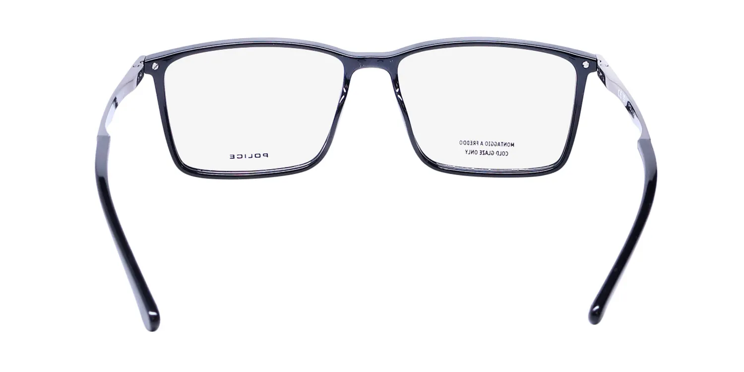Police Vplg70 Quest 1 0z42 Eyeglasses Black 56mm 5