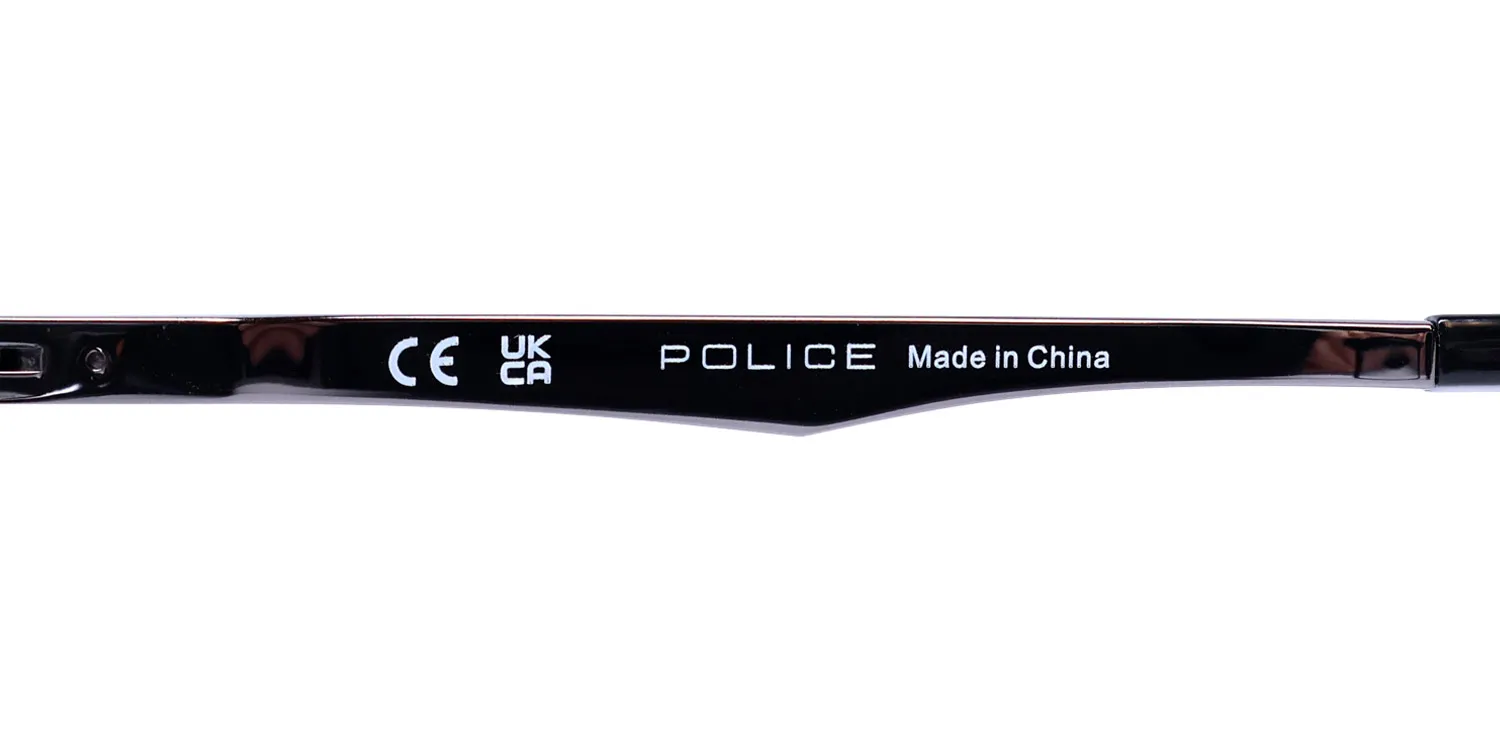 Police Vplg70 Quest 1 0z42 Eyeglasses Black 56mm 7