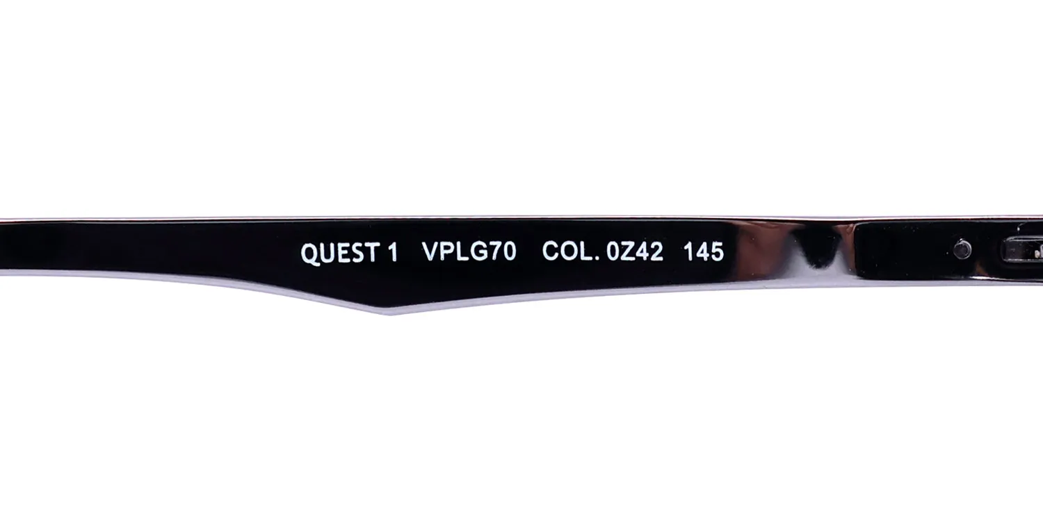 Police Vplg70 Quest 1 0z42 Eyeglasses Black 56mm 8