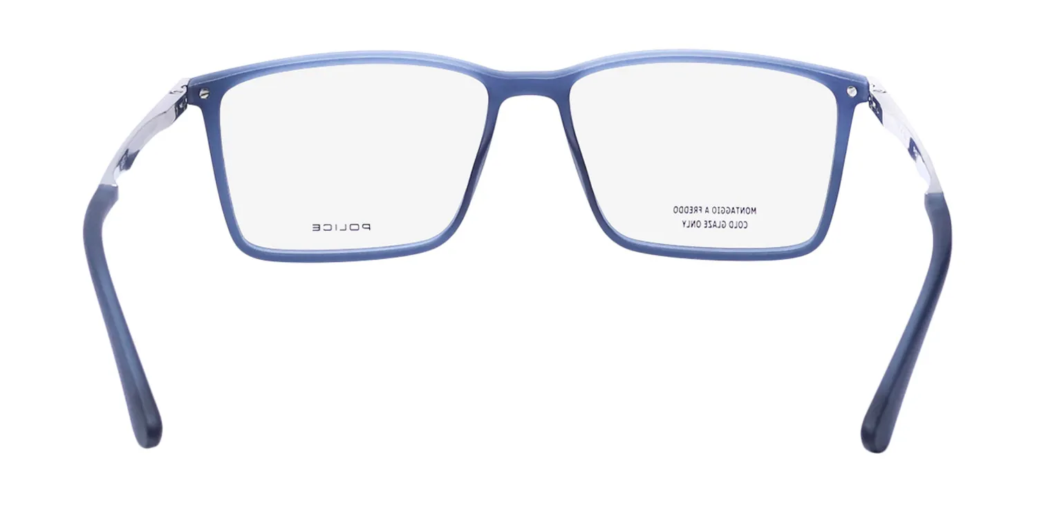 Police Vplg70 Quest 1 agqm Eyeglasses Transparent Blue 56mm 5