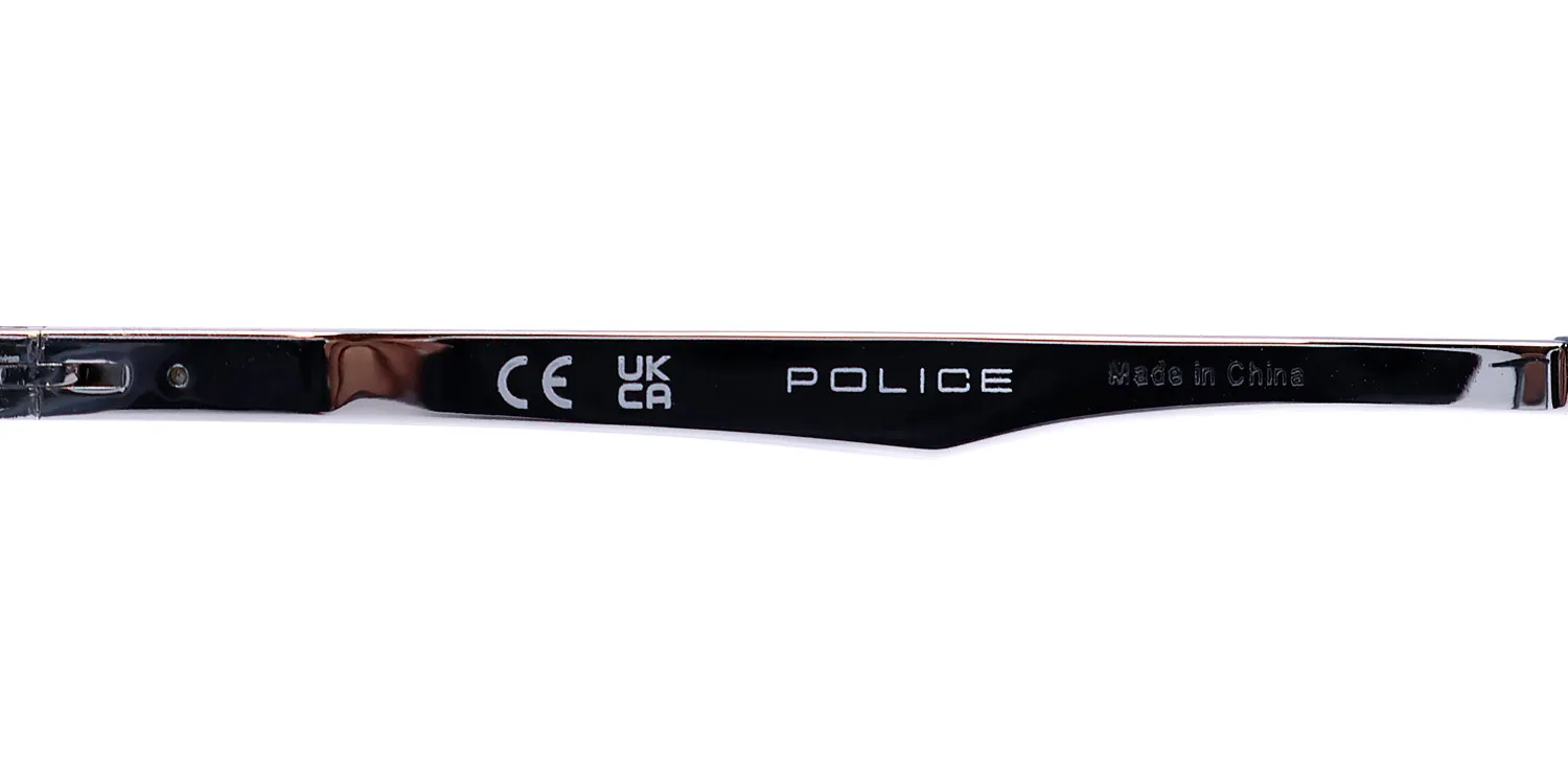 Police Vplg70 Quest 1 agqm Eyeglasses Transparent Blue 56mm 7