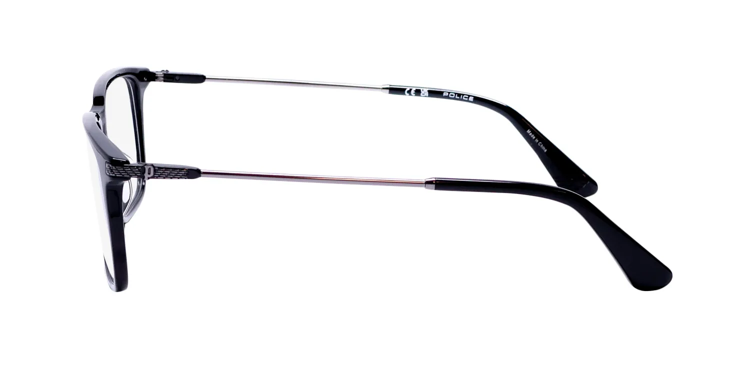 Police Vplg77 Octane 5 0700 Eyeglasses Black 53mm 4