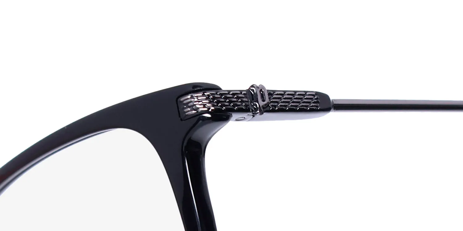 Police Vplg77 Octane 5 0700 Eyeglasses Black 53mm 6