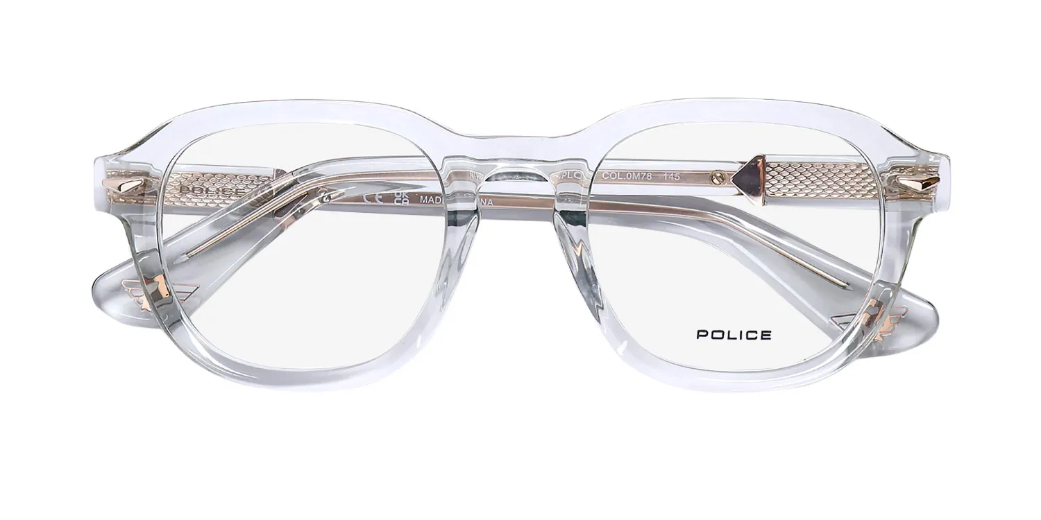 Police Vplg81 Monument 3 0m78 Eyeglasses Transparent Grey 50mm 2