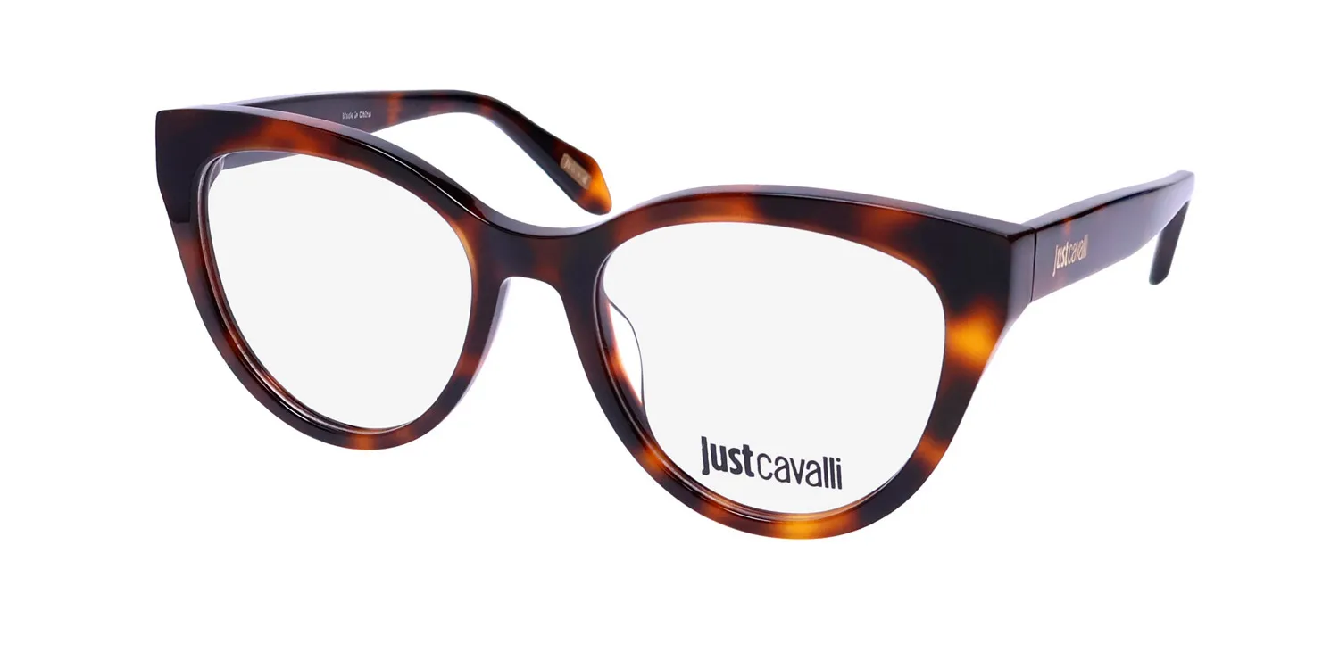 Just Cavalli Vjc001 0752 Eyeglasses Brown Havana 51mm
