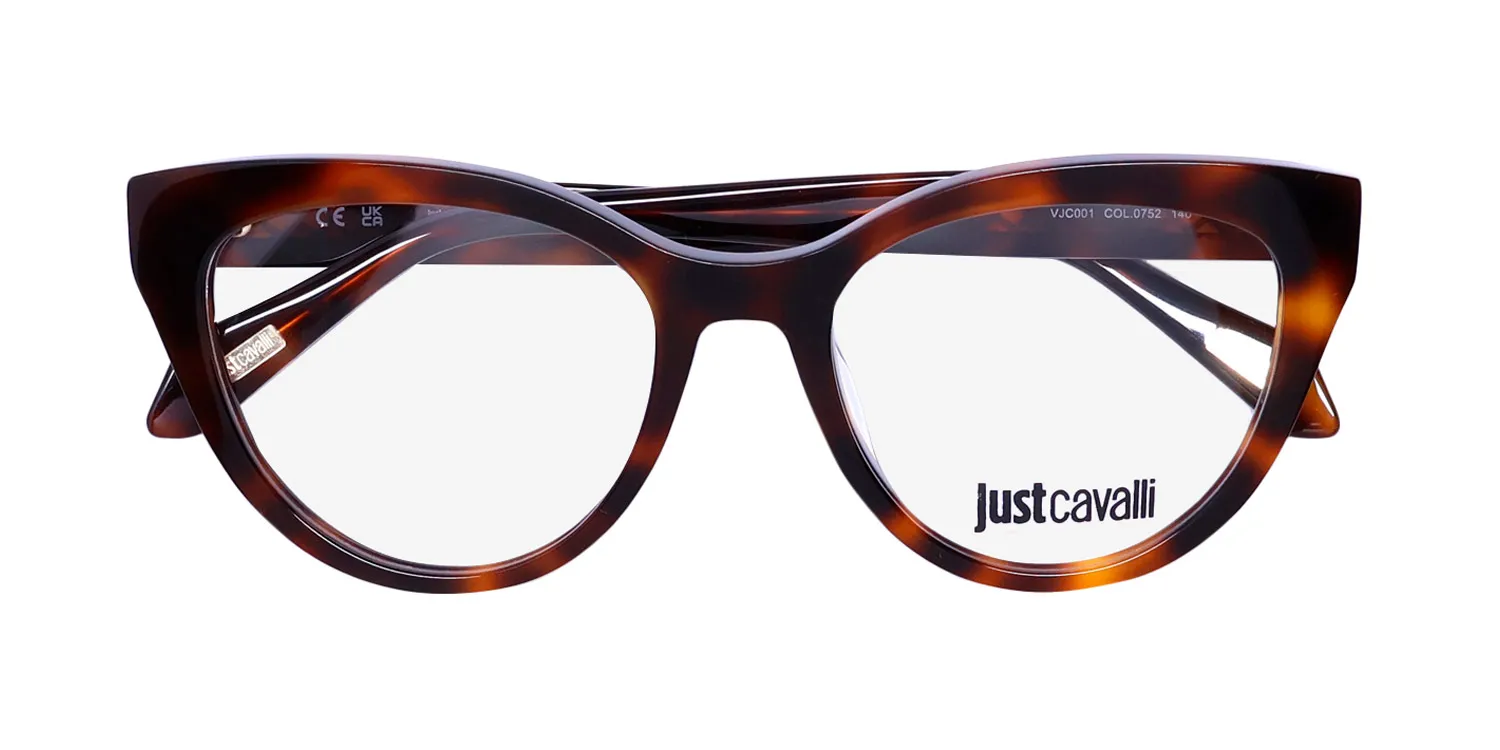 Just Cavalli Vjc001 0752 Eyeglasses Brown Havana 51mm 2