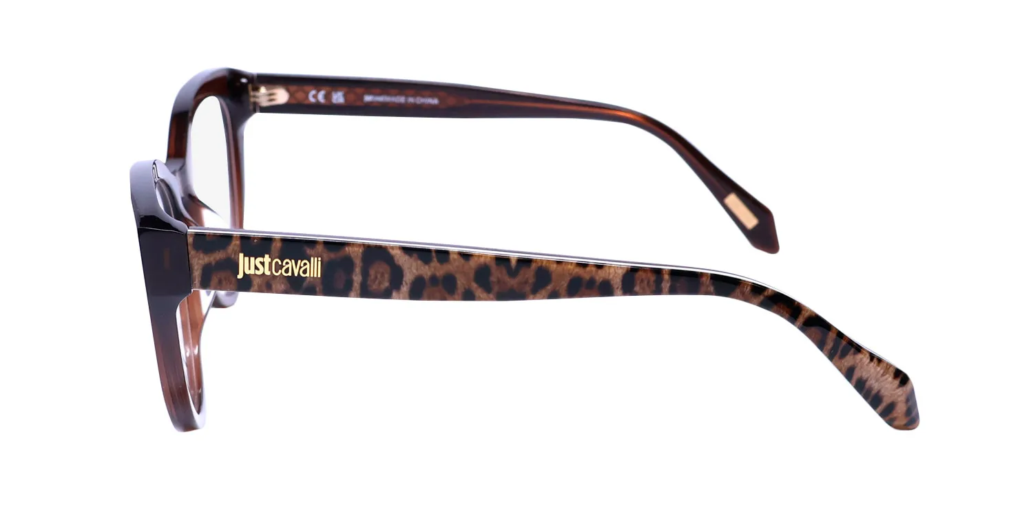 Just Cavalli Vjc001 0aak Eyeglasses Transparent Brown 51mm 4