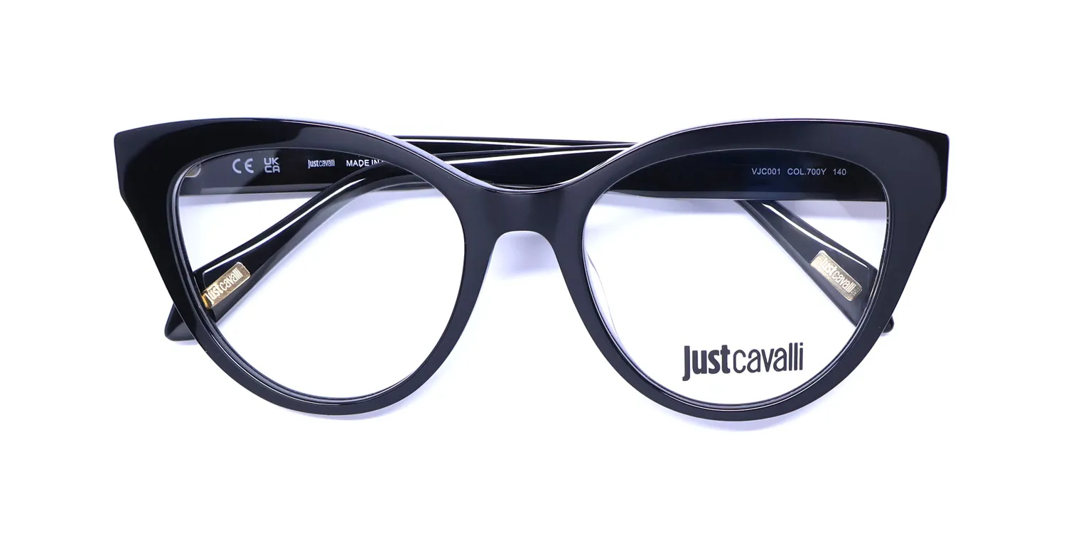 Just Cavalli Vjc001 700y Eyeglasses Black 51mm 2