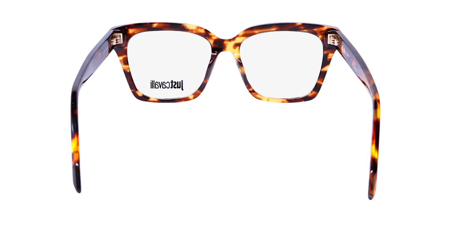 Just Cavalli Vjc002 0743 Eyeglasses Brown Havana 52mm 5