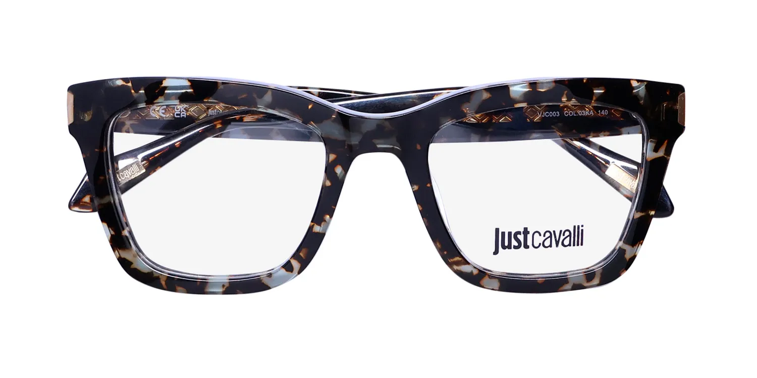 Just Cavalli Vjc003 03ka Eyeglasses Brown 50mm 2