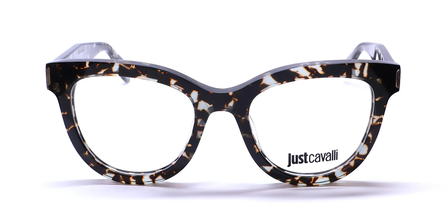 Just Cavalli Vjc004 03ka Eyeglasses Brown 51mm 3