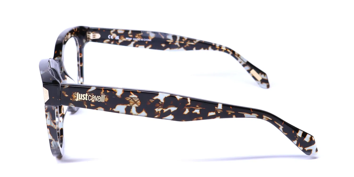 Just Cavalli Vjc004 03ka Eyeglasses Brown 51mm 4