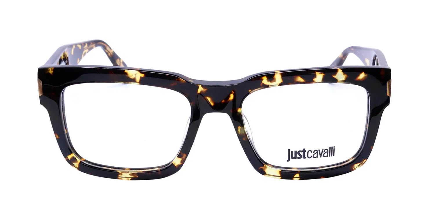 Just Cavalli Vjc015 0780 Eyeglasses Havana Honey Tatoo 54mm 3