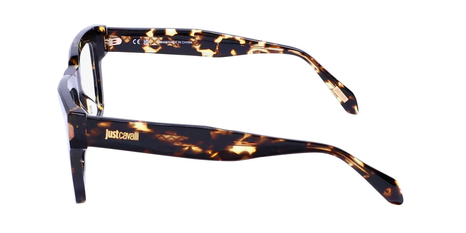 Just Cavalli Vjc015 0780 Eyeglasses Havana Honey Tatoo 54mm 4