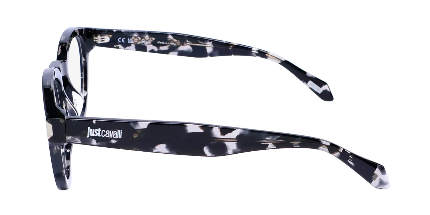 Just Cavalli Vjc016 0809 Eyeglasses Havana Honey Tatoo 50mm 4