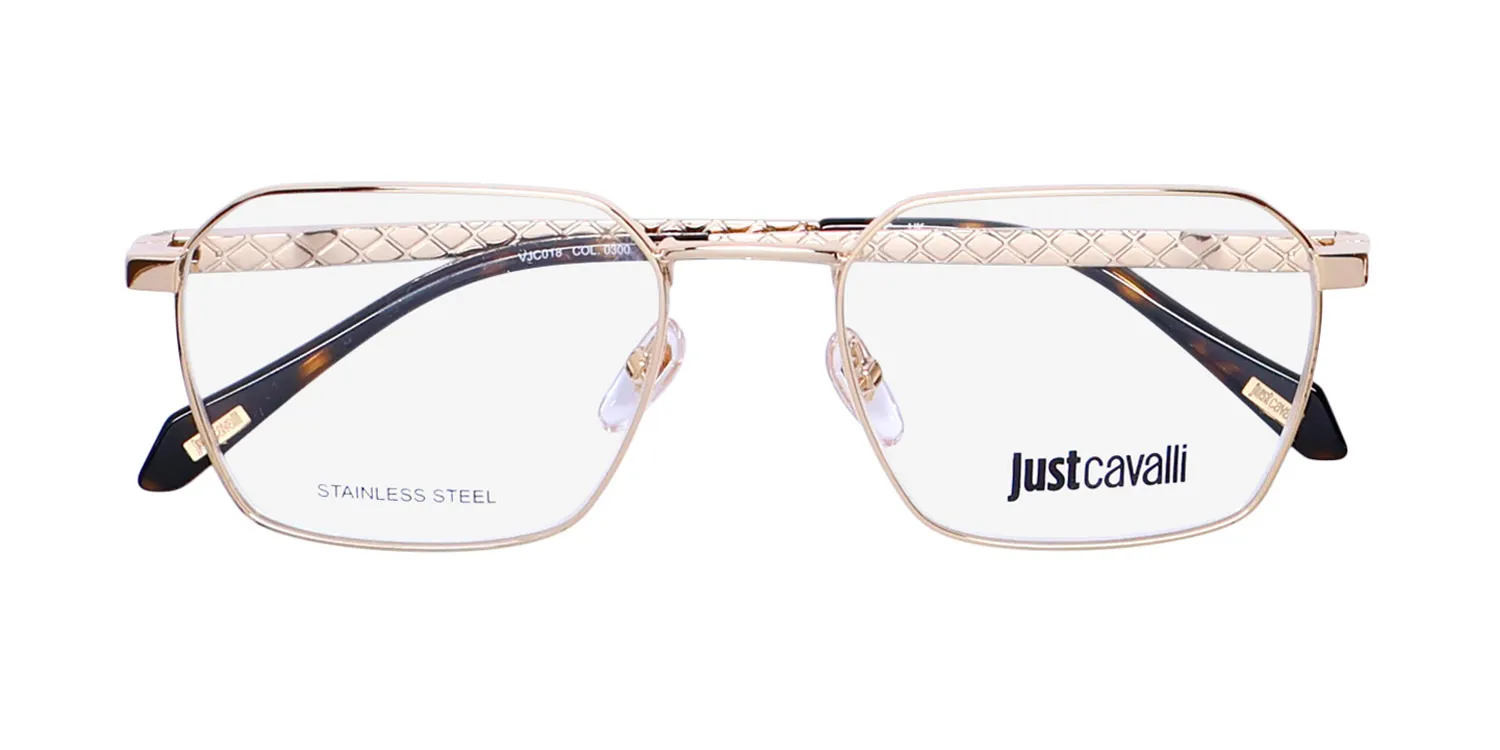Just Cavalli Vjc018 0300 Eyeglasses Rose Gold 53mm 2