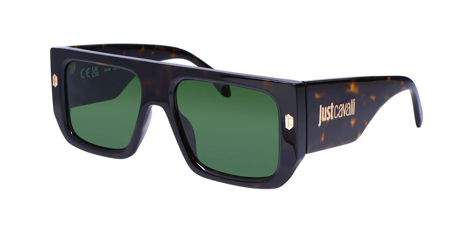 Just Cavalli Sjc022 0722 Sunglasses Dark Havana 56mm