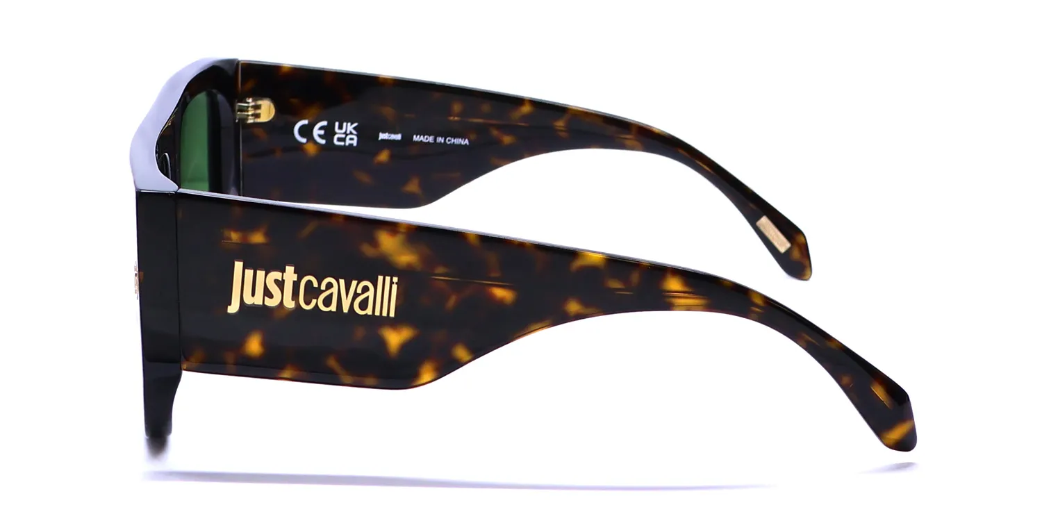 Just Cavalli Sjc022 0722 Sunglasses Dark Havana 56mm 4