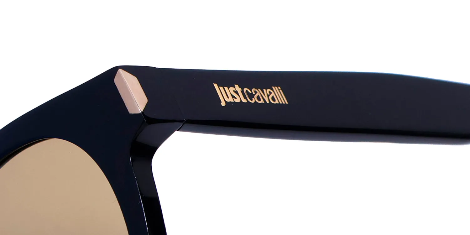 Just Cavalli Sjc025 0700 Sunglasses Shiny Black 50mm 6