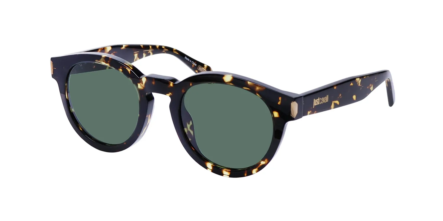 Just Cavalli Sjc025 0780 Sunglasses Shiny Havana Honey Tatoo 50mm