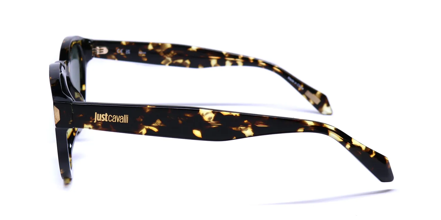Just Cavalli Sjc025 0780 Sunglasses Shiny Havana Honey Tatoo 50mm 4