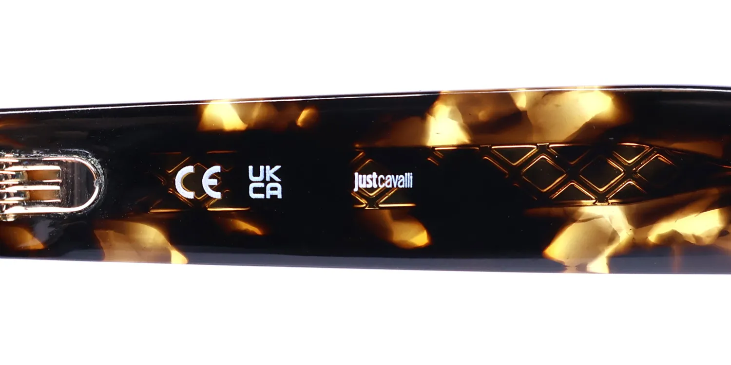 Just Cavalli Sjc025 0780 Sunglasses Shiny Havana Honey Tatoo 50mm 7
