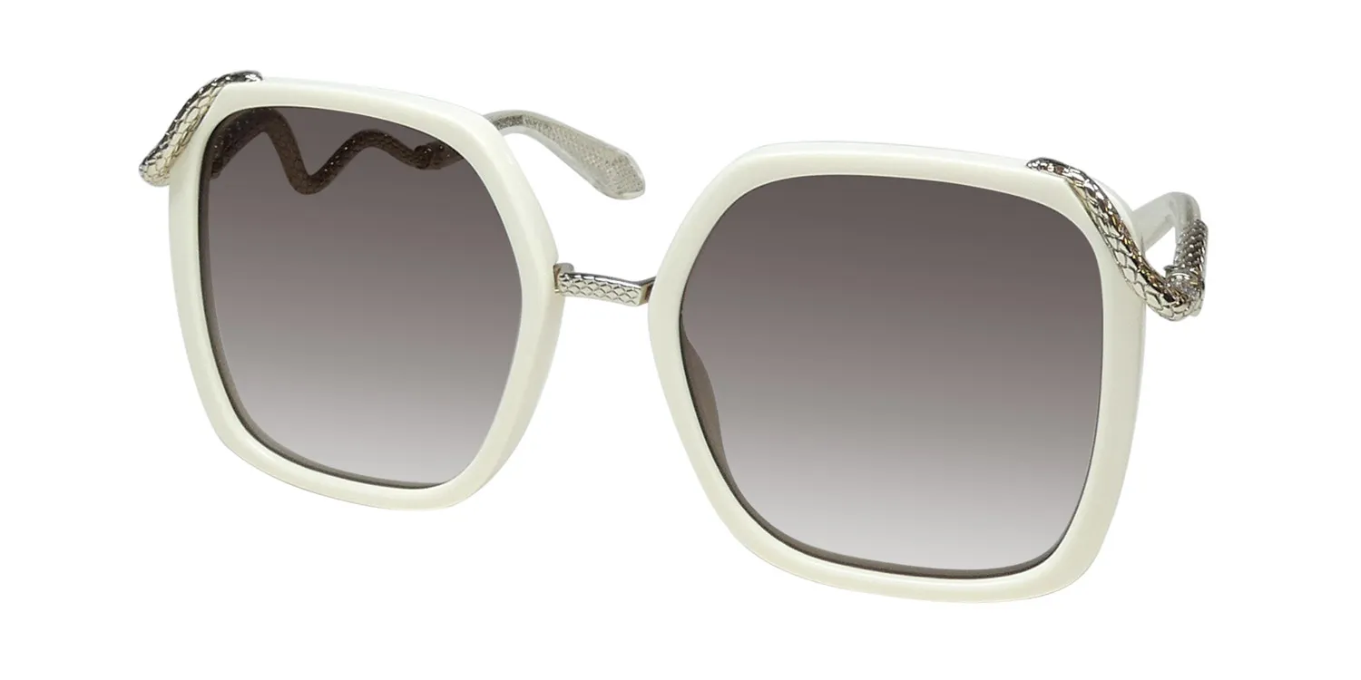 Roberto Cavalli Src003 09x7 Sunglasses Cream 55mm Women