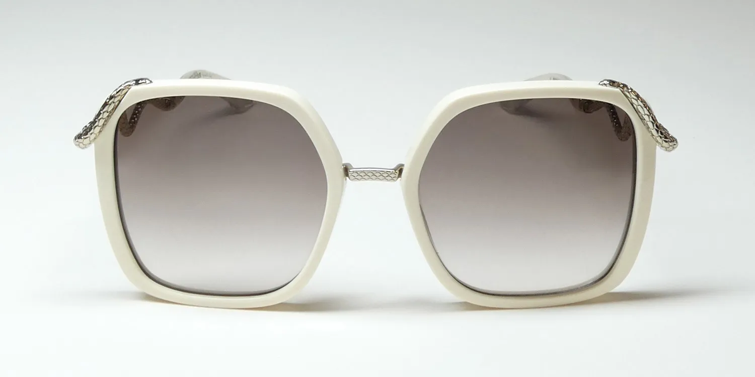 Roberto Cavalli Src003 09x7 Sunglasses Cream 55mm Women 3
