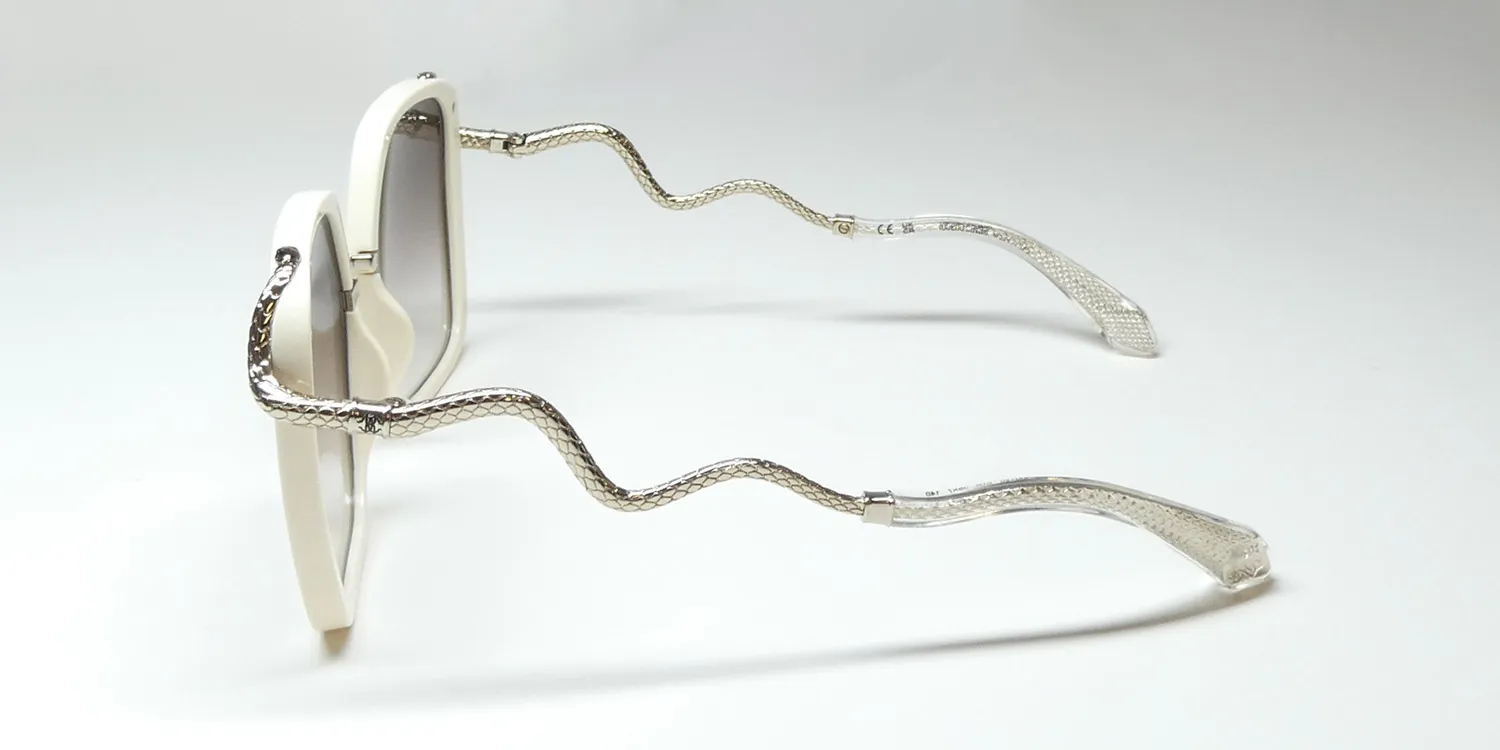 Roberto Cavalli Src003 09x7 Sunglasses Cream 55mm Women 4