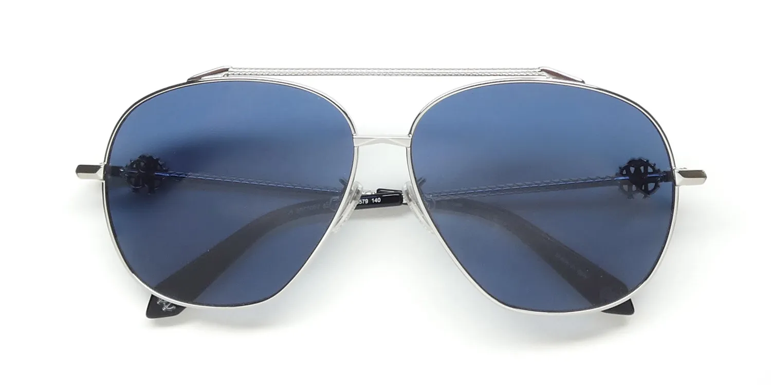 Roberto Cavalli SRC008V 0579 Sunglasses Palladium 62mm Women 2
